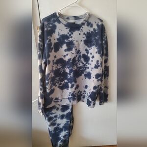 Tie-Dye Sweatshirt and Pants Set Original Use s. L